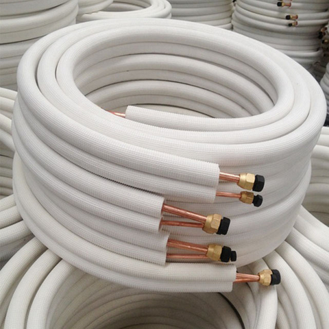 30 fod 1/4' x 5/8' isoleret kobberr&oslash;r