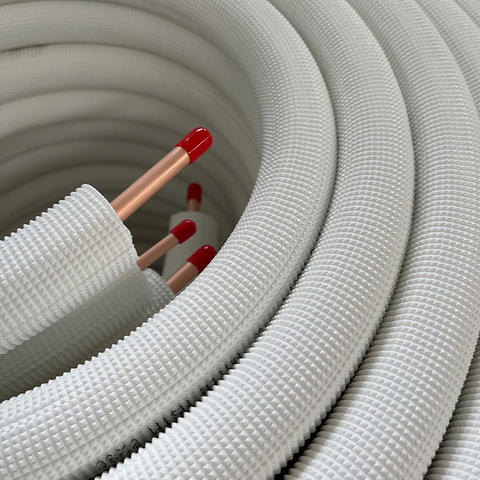 3/8 x 7/8 inci x 50 kaki Pipa Tembaga Terisolasi