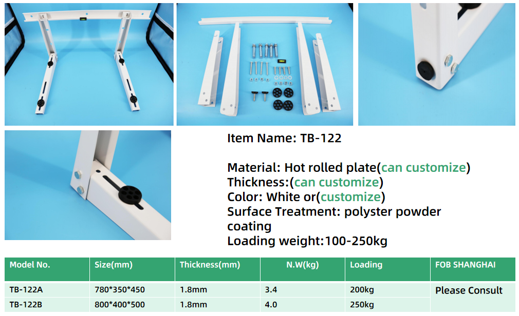 TB122 Air Conditioner Brackets Dabund Pipe
