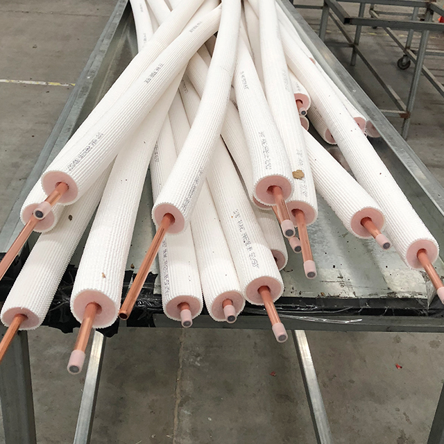 50 ft 1/4" x 3/8" Insulated Copper Tube