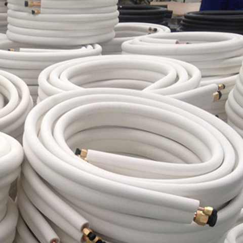 Tube de cuivre isol&eacute; de 25 pi 1/2' x 3/4'