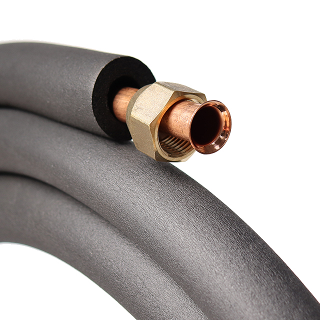 50 Ft 1/4" X 5/8" Insulated Copper Tube