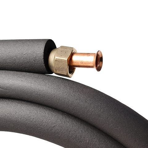 Tubo in rame isolato da 25 piedi 1/4' X 3/8'.